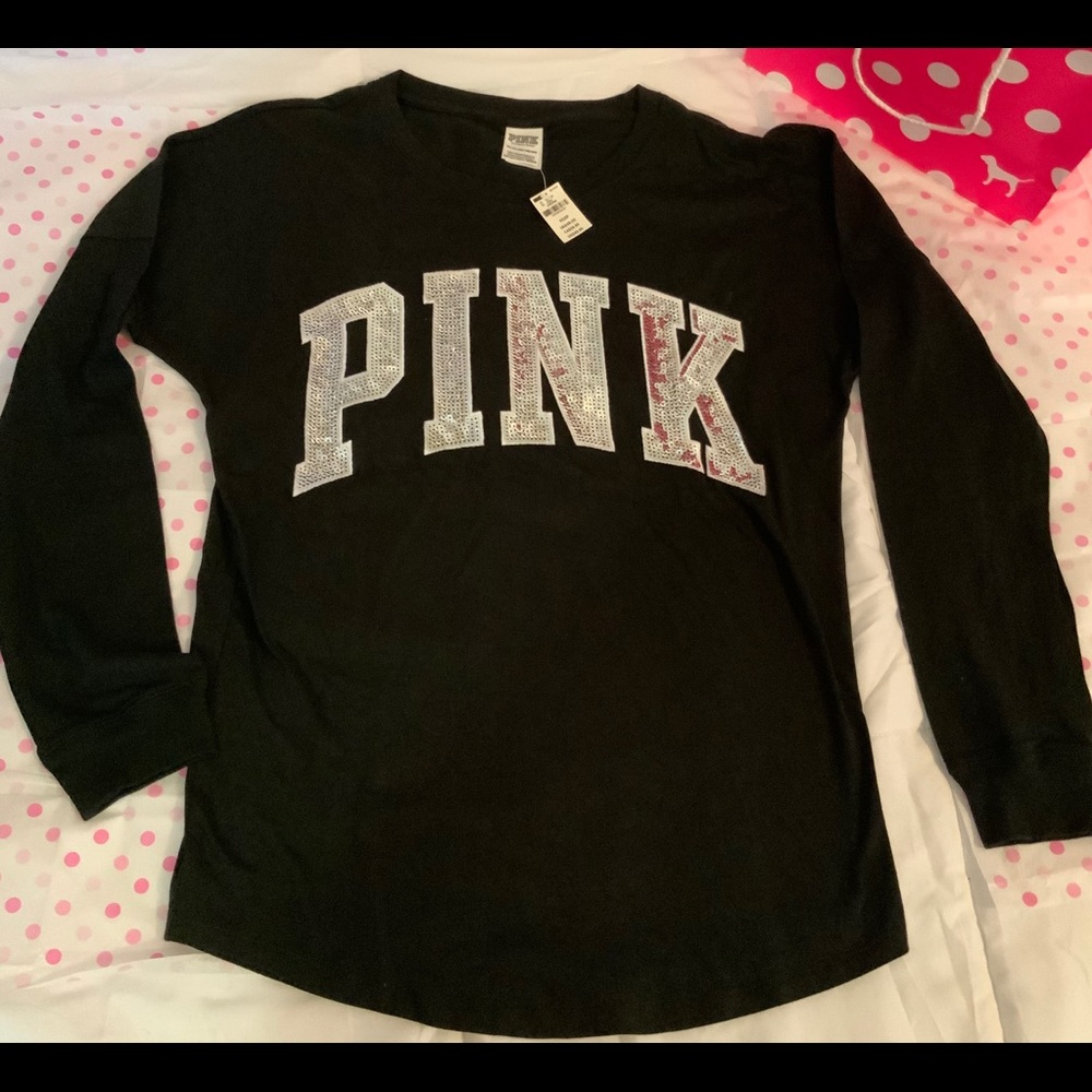 PINK by Victoria’s Secret Long Sleeve Bling shirt